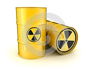 Barrel and the sign of radiation