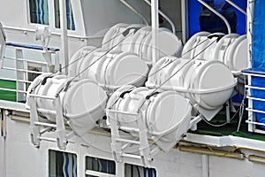Barrel type liferaft RDF