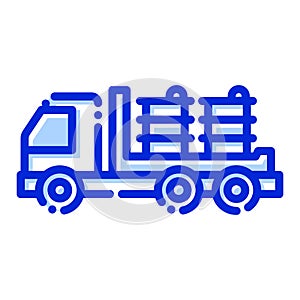 Barrels delivery, cargo, logistic delivery, shipment fully editable vector icon