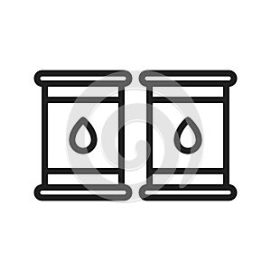 Barrels icon vector image.