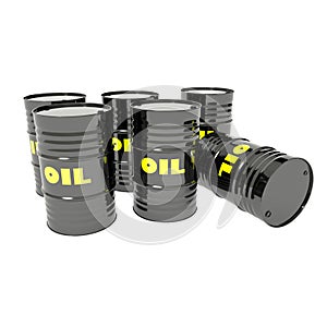 Barrels of oil