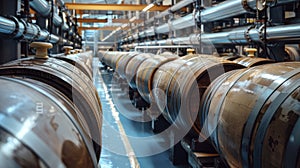 Barrels and Pipes in the Operational Maze of a Factory