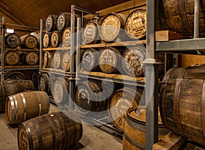 Whisky barrel hall photo