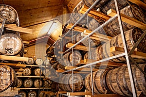 Whisky barrel hall photo