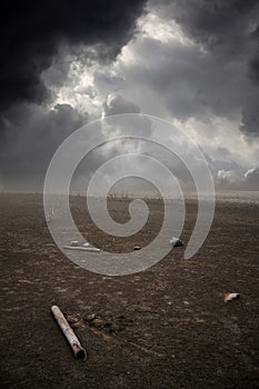 Barren ground storm rain