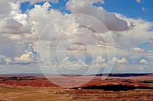 Barren Hostile Landscape Painted Desert Northern Arizona