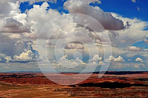 Barren Hostile Landscape Painted Desert Northern Arizona