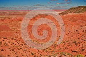 Barren Hostile Landscape Painted Desert Northern Arizona