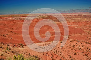 Barren Hostile Landscape Painted Desert Northern Arizona