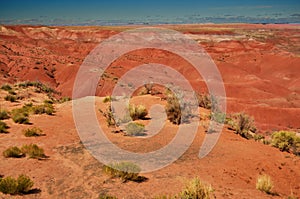 Barren Hostile Landscape Painted Desert Northern Arizona