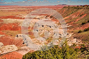 Barren Hostile Landscape Painted Desert Northern Arizona