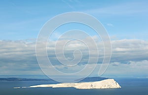 Barren island in Adriatic, uninhabited, completely bare