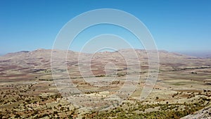 Barren landscape of eastern anatolia, Mardin, Turkey