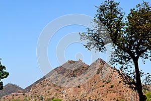 Barren mountains of aravali range