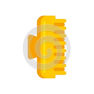 Barrette equipment icon flat isolated vector