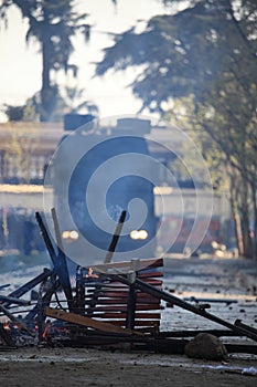 Barricade in a Protest