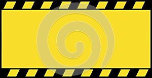 Barricade tape background.