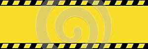 Barricade tape background.