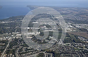 Barrie, aerial photo