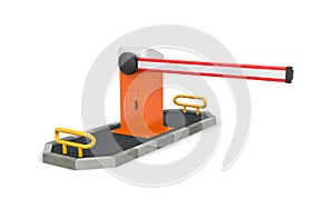 The Barrier - Automatic system for security. Safety island