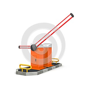 The Barrier - Automatic system for security. Safety island