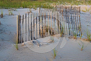 Barrier Fence in Atlantic Beach