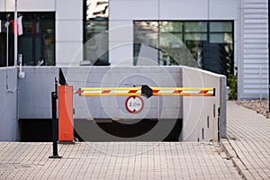 Barrier Gate Automatic system for security.