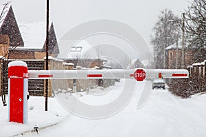 Barrier Gate Automatic system for security