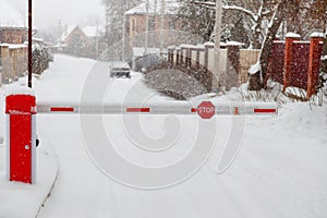 Barrier Gate Automatic system for security