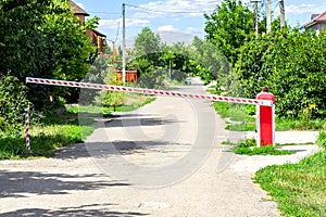 Barrier Gate Automatic system for security in village