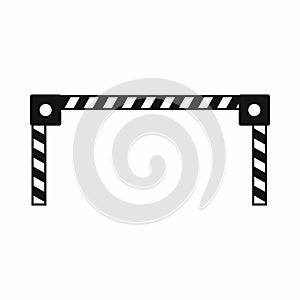 Barrier icon, simple style