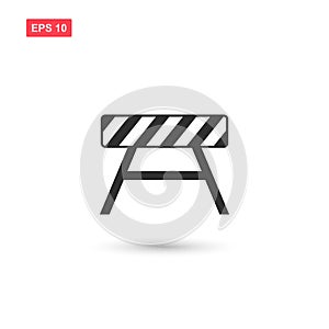 Barrier icon vector design isolated 2