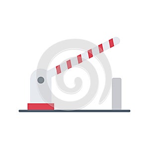 Barrier icon vector image.