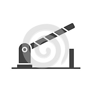 Barrier icon vector image.