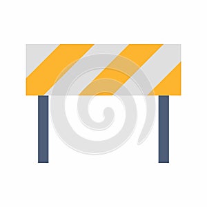 Barrier icon vector image.