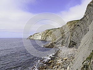 Barrika flysch and coastline