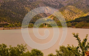 Barrios de Luna reservoir , Leon Spain.