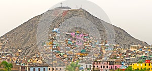 Barrios on an Urban Hill on Latin America photo