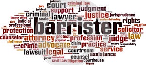 Barrister word cloud