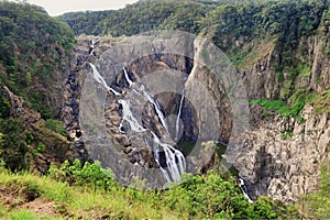 Barron Falls Australian waterfall , Cairns, Queensland , Austral photo