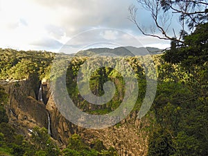 Barron Falls view National Park Skyrail Rainforest Queensland Australia