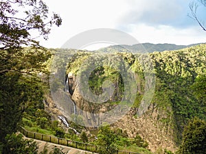 Barron Falls view National Park Skyrail Rainforest Queensland Australia