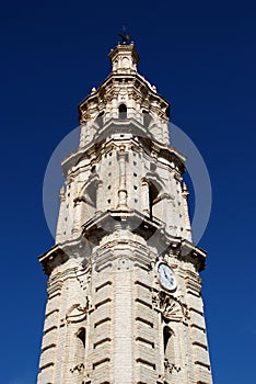 Barroque clock tower, Aguilar de la Frontera. photo