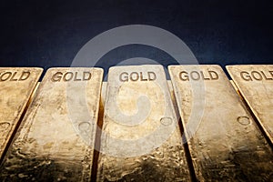 Bars of gold