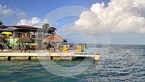 Bars at `The Split`, Caye Caulker, Belize