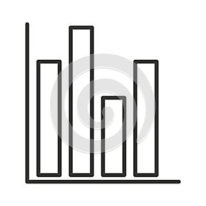 bars statictics isolated icon design