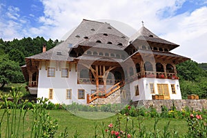 Barsana monastery complex in Maramures