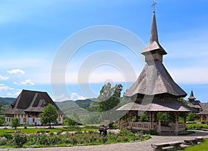 Barsana monastery complex in Maramures