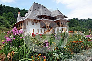 Barsana orthodox wooden monastery complex