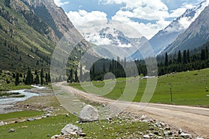 Barskoon Valley in Kirgizstan photo
